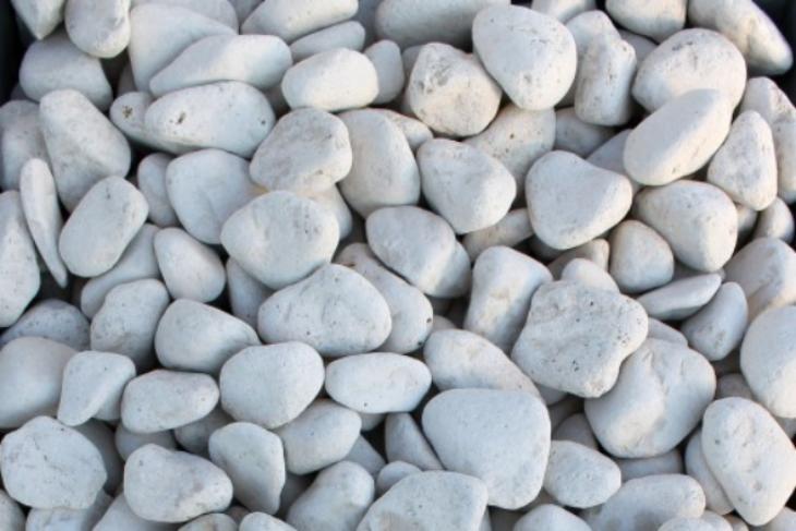 Белая галька галтовка (20-40 мм.)  купить в Луганске от производителя, без посредников