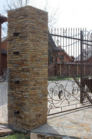 Kamenclub.ru: Песчаник (хворост) art PSG-5-06  купить в Луганске    1 900 руб/кв.м   фото КАМЕНЬ КЛУБ