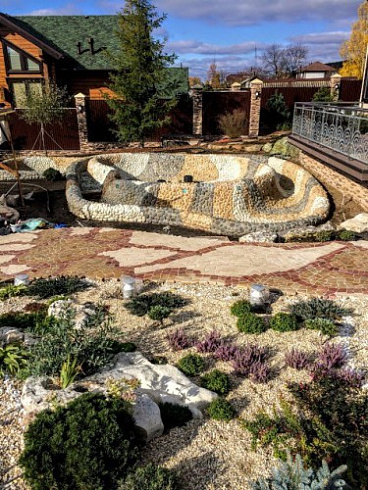 Kamenclub.ru: Песчаник брусчатка (Готика) art PSG-L-01  купить в Луганске    2300 руб/кв.м   фото КАМЕНЬ КЛУБ