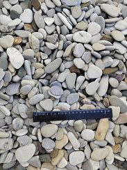 Галька черноморская фр. 20-40 мм.  купить в Луганске фото Камень Клуб