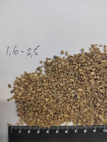 Кварцевый песок для водоподготовки фр. 1,6-3 мм.  купить в Луганске фото Камень Клуб