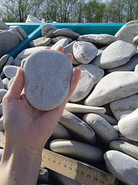 Галька черноморская фр. 100-150 мм.  купить в Луганске фото Камень Клуб