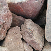 Яшма красная  (фр. 70-100 мм) фото Камень Клуб  купить в Луганске