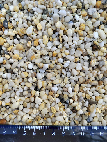 фото Галька крымская жемчужная фр. 3-5 мм. купить в Луганске  в интернет-портале КАМЕНЬ КЛУБ