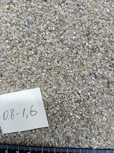 Кварцевый песок для пескоструйных работ фр. 0,8-1,6 мм.  купить в Луганске фото Камень Клуб