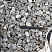 Kamenclub.ru: Щебень галтованный черный (мрамор) фр.40-70 мм.  купить в Луганске мрамор черный с белыми прожилками, черный, белый щебень галтованный округлый 13500 руб/т   фото КАМЕНЬ КЛУБ