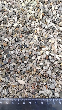 Галька черноморская фр. 3-5 мм.  купить в Луганске фото Камень Клуб