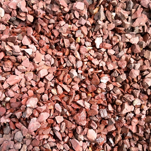 Kamenclub.ru: Щебень крошка красный (ЯШМА) фр. 20-40 мм.  купить в Луганске яшма красный, бордовый декоративный ландшафтный щебень 9000 руб/т   фото КАМЕНЬ КЛУБ