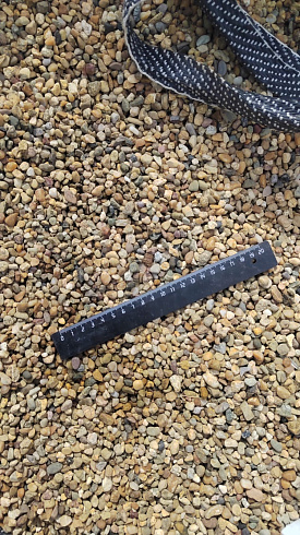 Kamenclub.ru: Галька окат (серо-желтая) фр.5-10 мм. купить  в Луганске галька речная рыжий, желтый, рыжий, серо-желтый речная окатанная галька декоративная 5000 руб/т   фото КАМЕНЬ КЛУБ