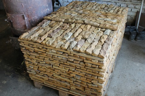 Kamenclub.ru: Песчаник (плитка) art PSG-5-02  купить в Луганске    2400 руб/кв.м   фото КАМЕНЬ КЛУБ