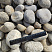 Kamenclub.ru: Галька речная окат (серо-белая) фр. 70-120 мм купить  в Луганске галька галечник бело-серая, серо-белая, серая, белая речная природная галька  8000 руб/т   фото КАМЕНЬ КЛУБ
