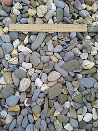 Галька крымская прибрежная фр. 20-40 мм.  купить в Луганске фото Камень Клуб