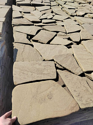 Kamenclub.ru: Песчаник пластушка серо-зеленый (3,0 см)  купить в Луганске песчаник серо-зеленый, серый, зеленый песчаник пластушка колотый рваный ландшафтный 10200 руб/м3   фото КАМЕНЬ КЛУБ