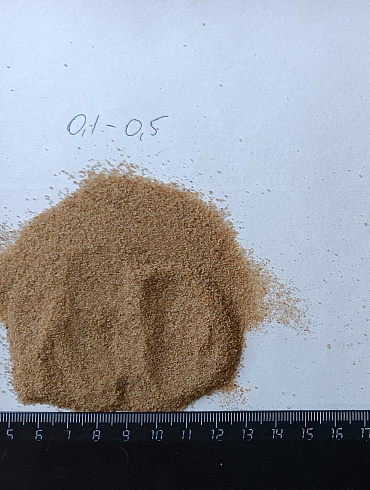 Кварцевый песок для площадок фр. 0,1-0,5 мм.  купить в Луганске фото Камень Клуб