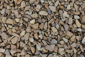 Kamenclub.ru: Щебень крошка желтый (песчаник) фр. 10-20 мм.  купить в Луганске песчаник бежевый, серый, рыжий декоративный ландшафтный щебень колотый 9500 руб/т   фото КАМЕНЬ КЛУБ