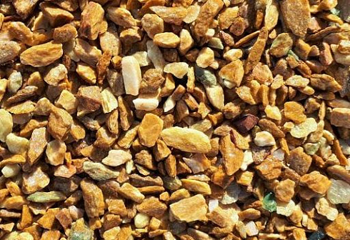 Kamenclub.ru: Щебень крошка желтый (ЗЛАТОЛИТ) фр. 20-40 мм.  купить в Луганске златолит бежевый, золотистый, желтый декоративная каменная крошка 10800 руб/т   фото КАМЕНЬ КЛУБ