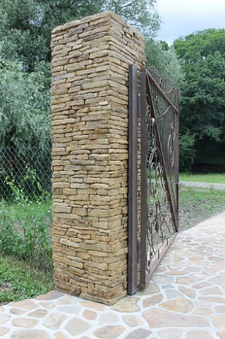 Kamenclub.ru: Песчаник (хворост) art PSG-5-06  купить в Луганске    1 900 руб/кв.м   фото КАМЕНЬ КЛУБ