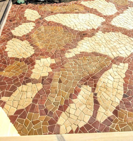 Kamenclub.ru: Песчаник брусчатка (Готика) art PSG-L-01  купить в Луганске    2300 руб/кв.м   фото КАМЕНЬ КЛУБ