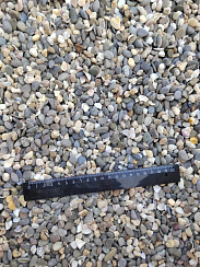 Галька крымская прибрежная фр. 5-10 мм.  купить в Луганске фото Камень Клуб