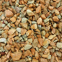 Kamenclub.ru: Щебень крошка желтый (ЗЛАТОЛИТ) фр. 10-20 мм.  купить в Луганске златолит бежевый, золотистый, желтый каменная декоративная крошка щебня златолита 10800 руб/т   фото КАМЕНЬ КЛУБ